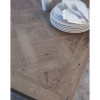 Imperial Aged Oak Furniture 180cm Fixed Top Dining Table