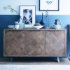 Imperial Aged Oak Furniture 3 Door Sideboard