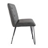 Metro Industrial Furniture Grey Leather Studded Back Bench 140cm  MET19-GR