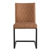 Metro Industrial Furniture Tan Diamond Quilted Dining Chair (Pair)