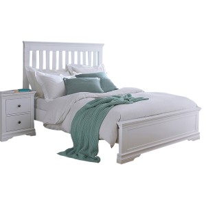 Maison White Painted Furniture Single 3ft Bedstead Maison White Painted Furniture Single 3ft Bedstead