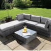 Maze Rattan Garden Furniture Rio Corner Group in Grey