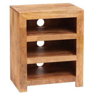 Toko Light Mango Furniture 3 Shelves HIFI Cabinet Toko Light Mango Furniture 3 Shelves HIFI Cabinet