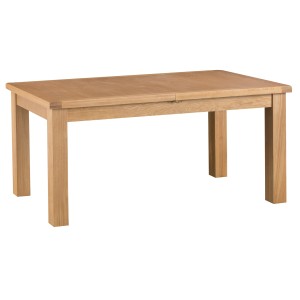 Colchester Rustic Oak Furniture 1.7m Butterfly Extending Table