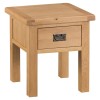 Colchester Rustic Oak Furniture Lamp Table