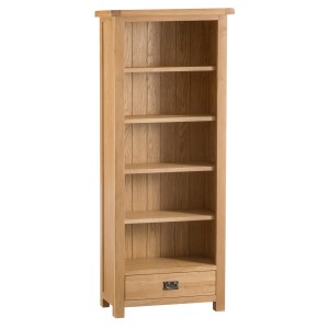 Colchester Rustic Oak Furniture Medium Bookcase