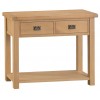 Colchester Rustic Oak Furniture Medium Console Table