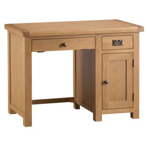 Colchester Rustic Oak Furniture Single Computer Desk Colchester Rustic Oak Furniture Single Computer Desk