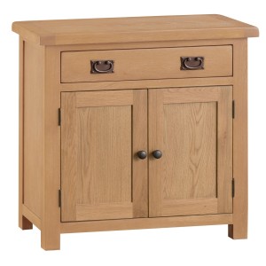 Colchester Rustic Oak Furniture Small 2 Door 1 Drawer Sideboard Colchester Rustic Oak Furniture Small 2 Door 1 Drawer Sideboard
