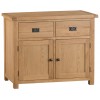 Colchester Rustic Oak Furniture 2 Door 2 Drawer Sideboard