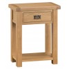 Colchester Rustic Oak Furniture Telephone Table