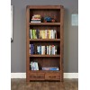Shiro Walnut Furniture Large 2 Drawer Bookcase CDR01A