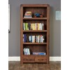 Shiro Walnut Furniture Large 2 Drawer Bookcase CDR01A