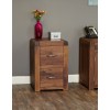 Shiro Walnut Two Drawer Filing Cabinet CDR07A