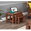 Shiro Walnut Nest of 3 Coffee Tables CDR08A