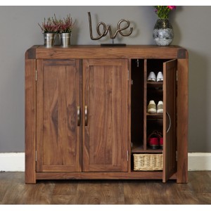 Shiro Walnut Furniture Extra Large Shoe Cupboard Shiro Walnut Furniture Extra Large Shoe Cupboard CDR20F