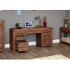 Shiro Walnut Twin Pedestal Computer Desk CDR06B