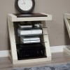 Z Solid Oak Grey Painted Furniture Hi Fi Unit