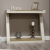 Z Solid Oak Grey Painted Furniture Console Table