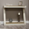 Z Solid Oak Grey Painted Furniture Console Table