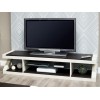 Z Solid Oak Grey Painted Furniture Large TV Plasma Unit