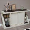 Z Solid Oak Grey Painted Furniture Large Sideboard