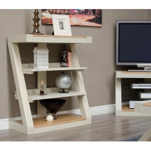 Z Solid Oak Grey Painted Furniture Small Bookcase Z Solid Oak Grey Painted Furniture Small Bookcase