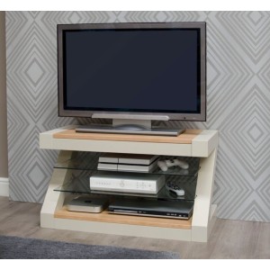 Z Solid Oak Grey Painted Furniture TV Unit Z Solid Oak Grey Painted Furniture TV Unit