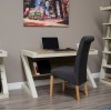 Z Solid Oak Grey Painted Furniture Computer Desk