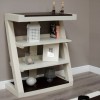 Z Solid Oak Grey Painted Furniture Small Bookcase