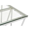 Allure Chrome and Tempered Glass Triangular Base End Table