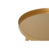 Alvaro Set of 2 Rose Gold Finish Metal Round Side Tables 5501731