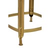 Crest Metal Furniture Gold Finish Metal Bar Stool Set of 4