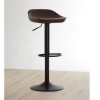 Dalston Vintage Brown Faux Leather and Metal Adjustable Stool Pair 5501223