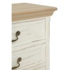 Hendra Weathered White Furniture 7 Drawers Cabinet