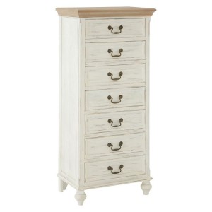 Hendra Weathered White Furniture 7 Drawers Cabinet Hendra Weathered White Furniture 7 Drawers Cabinet
