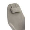 Kolding Grey Fabric and Metal Rocking Chair with Headrest 5501202