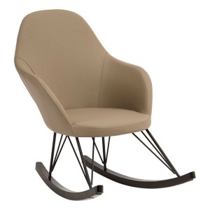 Kolding Light Grey Faux Leather and Metal Chair Kolding Light Grey Faux Leather and Metal Chair 5501204