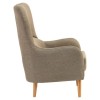 Kolding Mink Fabric and Natural Ash Wood Chair 5501198