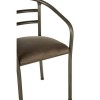 New Foundry Industrial Furniture Armchair With Curved Backrest 5501807