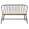 New Foundry Industrial Furniture Ash Wood Metal Foundry Bench Chair