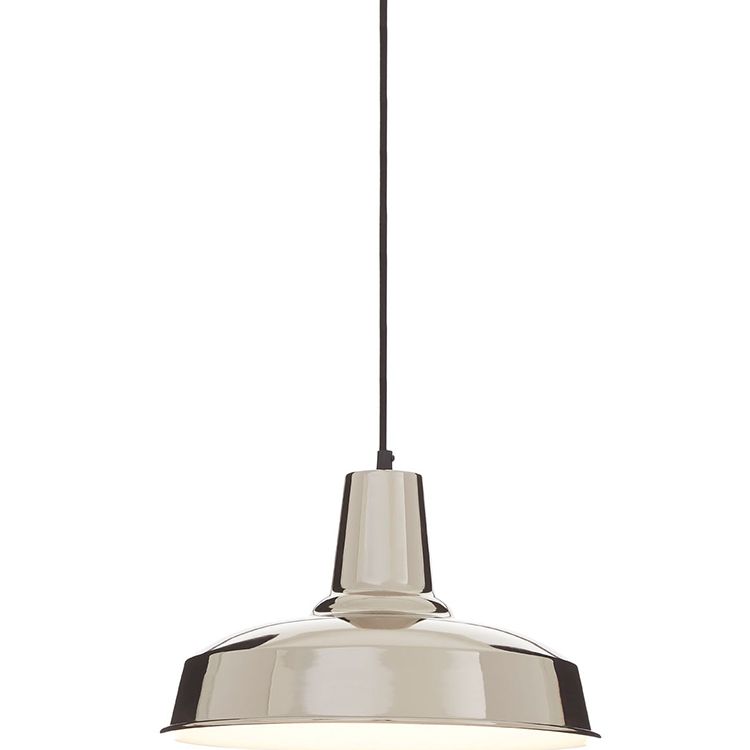 New Foundry Industrial Furniture Deep Plate Iron Pendant Light 2502221
