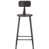 New Foundry Industrial Furniture Metal Bar Chair with Footrest (Pair)