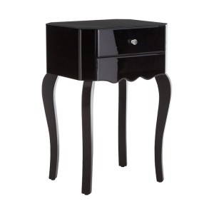 Orchid Mirrored Glass Furniture 1 Drawer Side Table Orchid Mirrored Glass Furniture 1 Drawer Side Table
