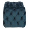 Sasha Traditional Chesterfield Midnight Blue Footstool