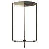 Templar Black Iron and White Marble Side Table - PRE ORDER