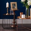 Templar Copper Finish Iron Industrial Style Tray Table