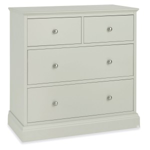 Bentley Designs Ashby Painted Furniture Soft Grey 2 Over 2 Drawer Chest Bentley Designs Ashby Painted Furniture Soft Grey 2 Over 2 Drawer Chest