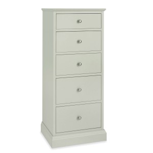 Ashby Cotton Painted Furniture 5 Drawer Tall Chest 