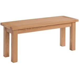 Ayr Oak Furniture 104cm Medium Bench Avon Oak Furniture 104cm Medium Bench DAV042